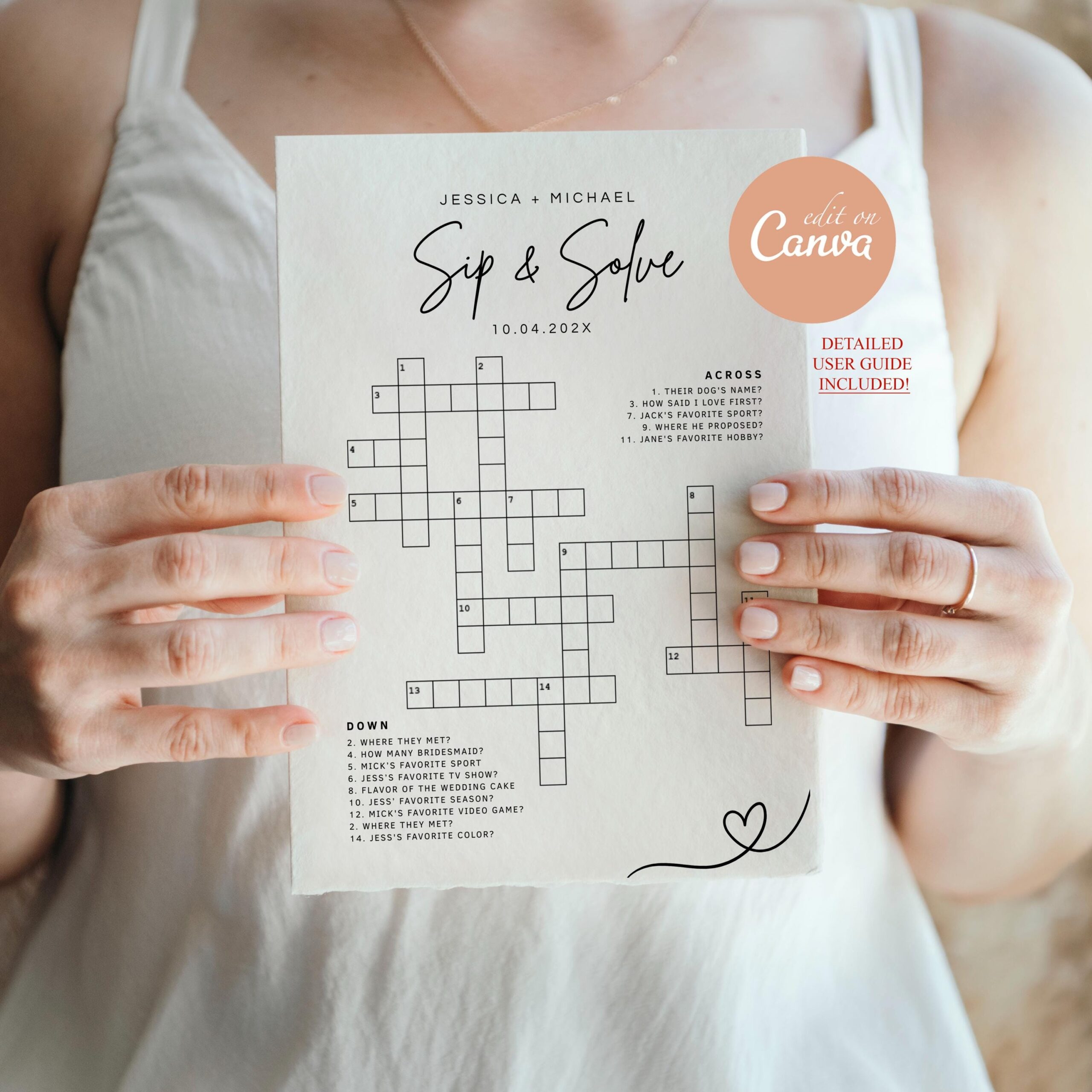 Crossword Etsy