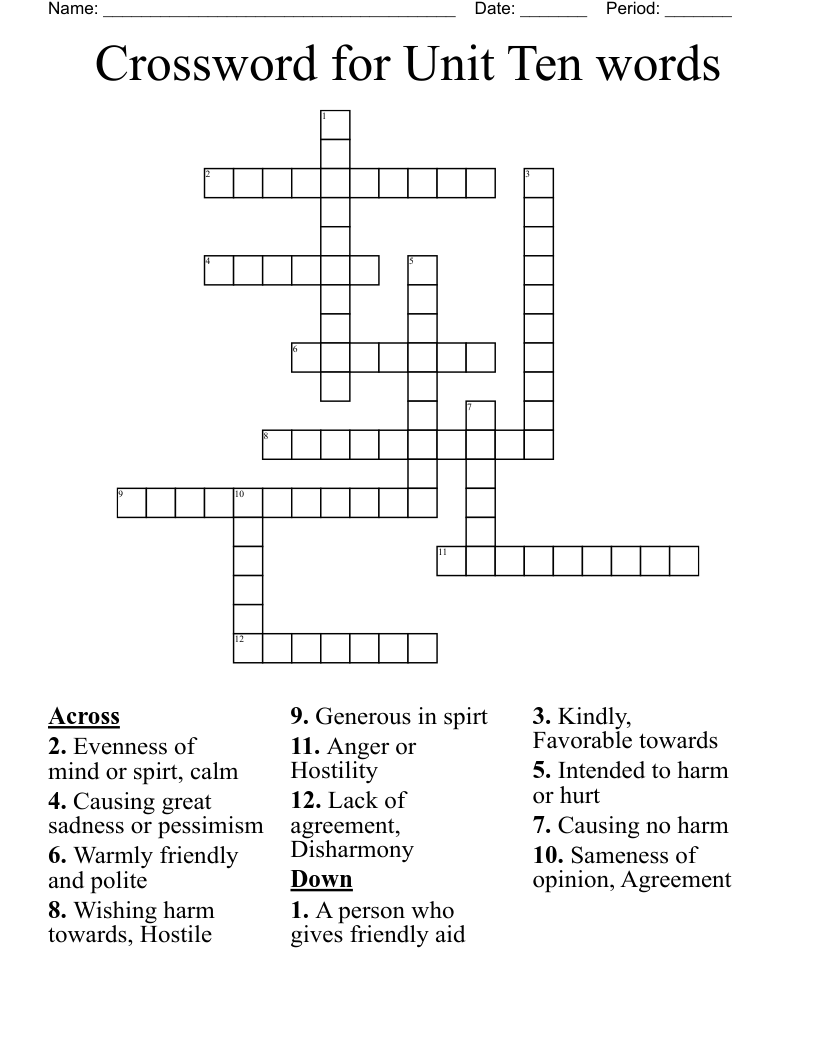 friendly crossword clue friendly crossword clue
