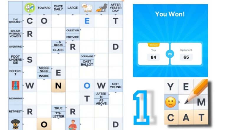 Crossword Master Word Puzzle Part 1 Full Gameplay Solution YouTube