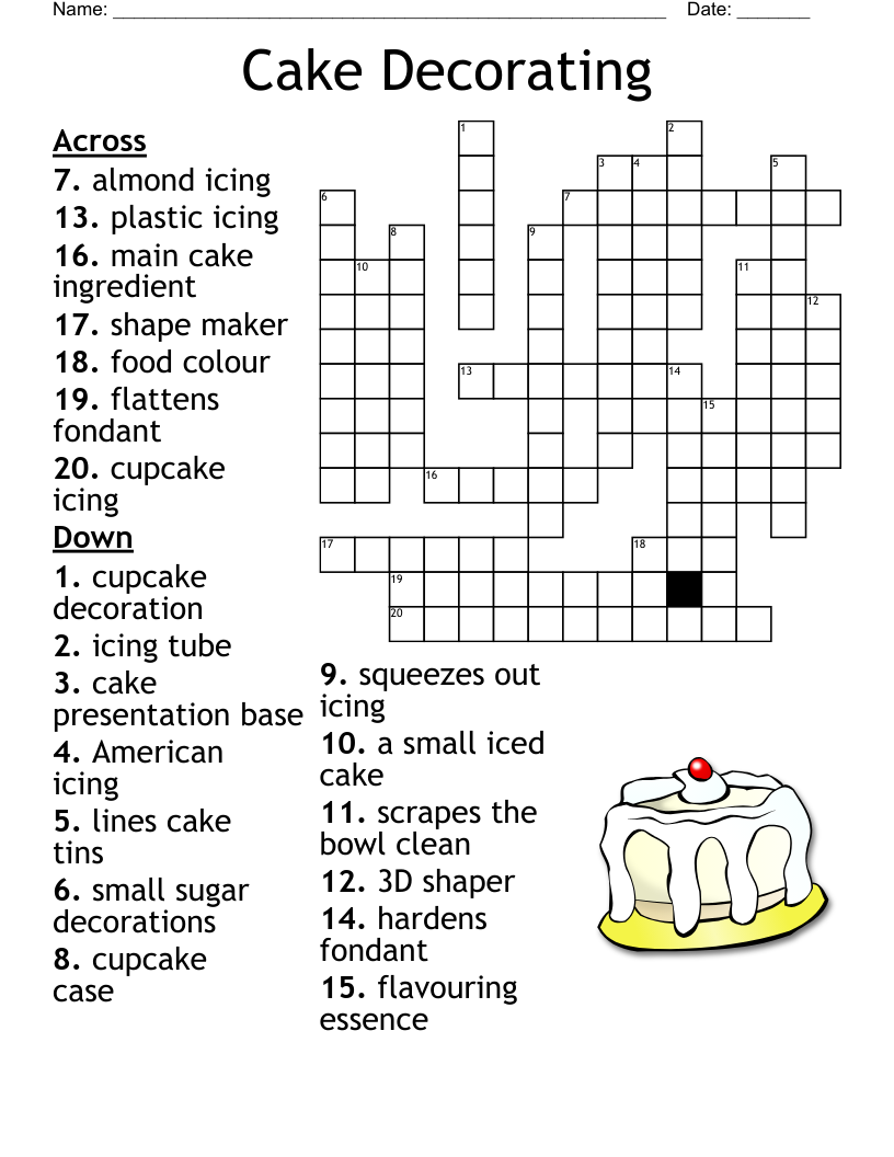 CROSSWORD PUZZLE BREAD PASTRY WordMint CROSSWORD PUZZLE BREAD PASTRY WordMint