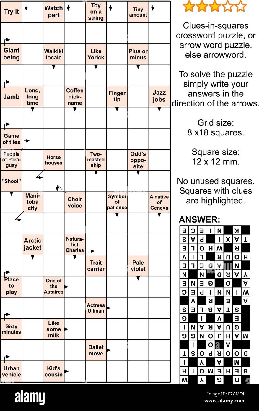 Crossword Puzzle Clues Clue Answers Answer Hi res Stock Photography And Images Alamy Crossword Puzzle Clues Clue Answers Answer Hi res Stock Photography And Images Alamy