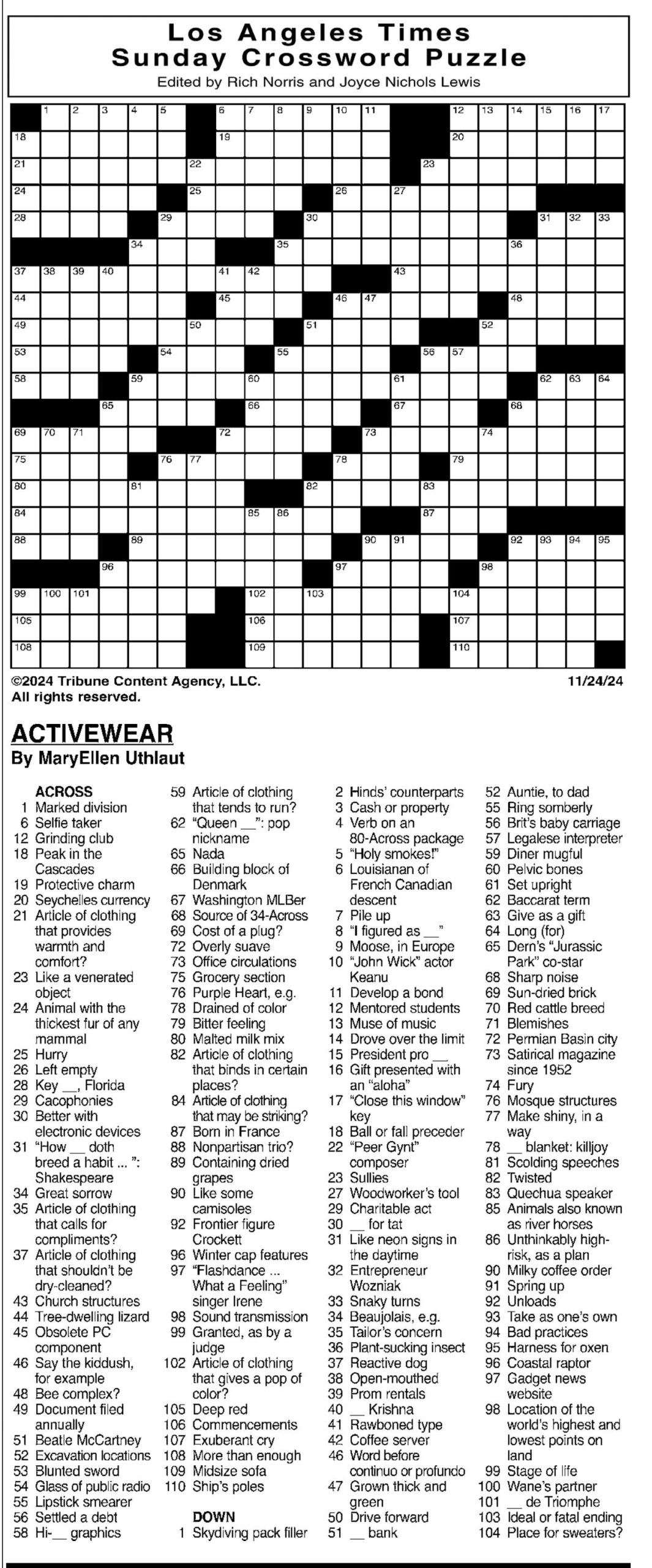 Crossword Puzzler Puzzles