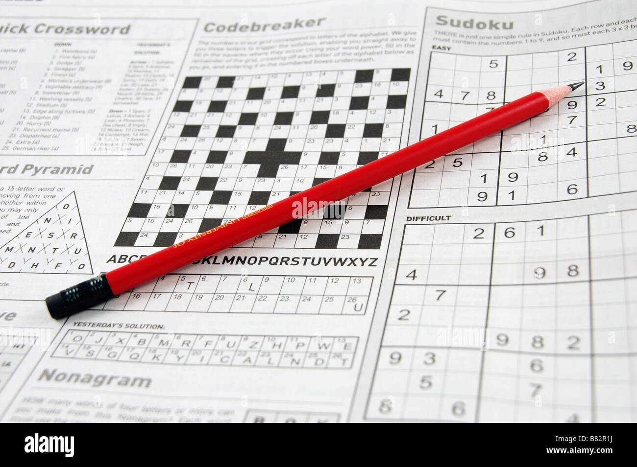 Crossword Puzzles Hi res Stock Photography And Images Alamy Crossword Puzzles Hi res Stock Photography And Images Alamy