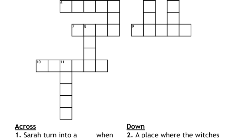 Cursed Puzzle Crossword WordMint