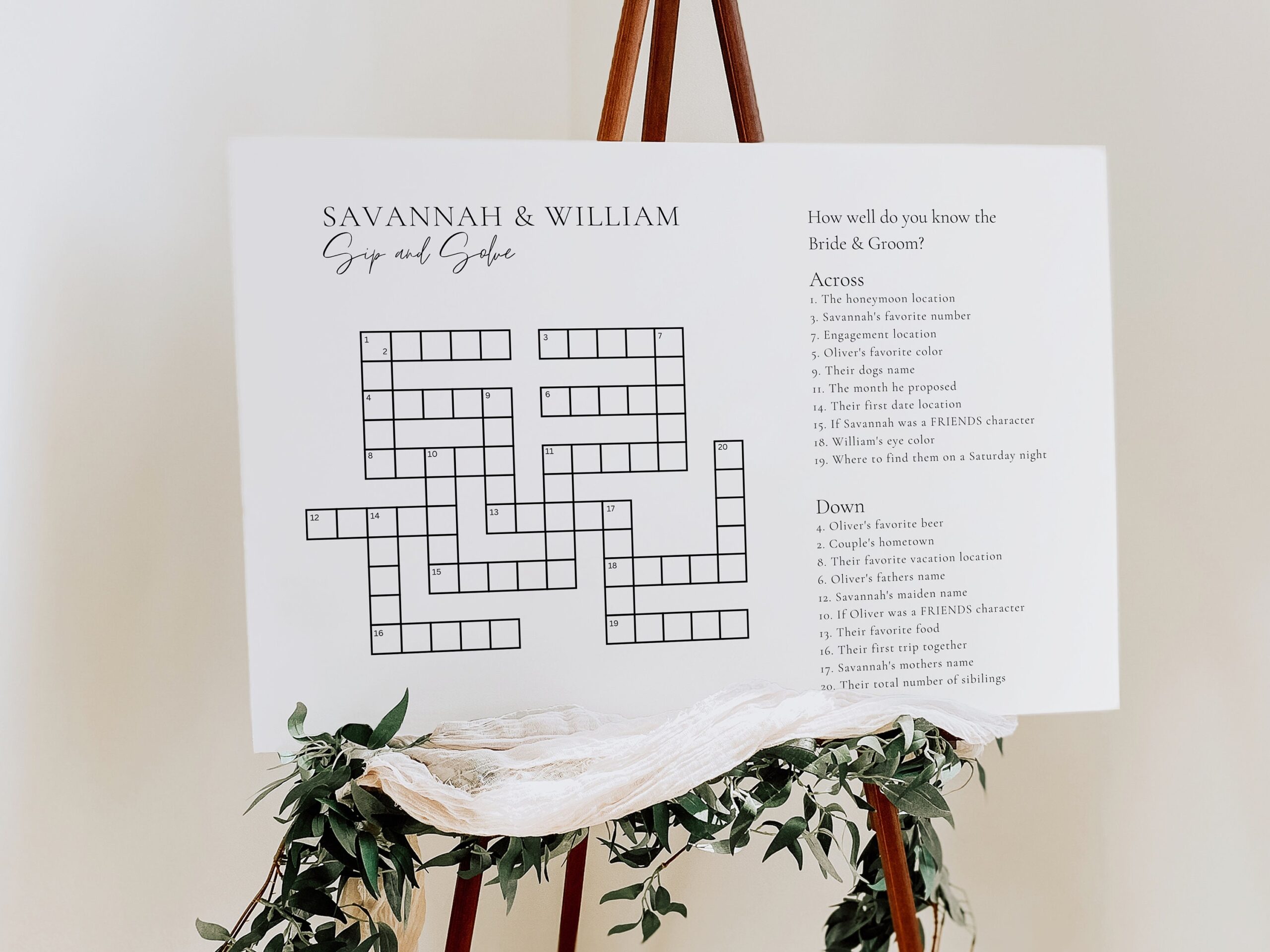 wedding crossword puzzle wedding crossword puzzle