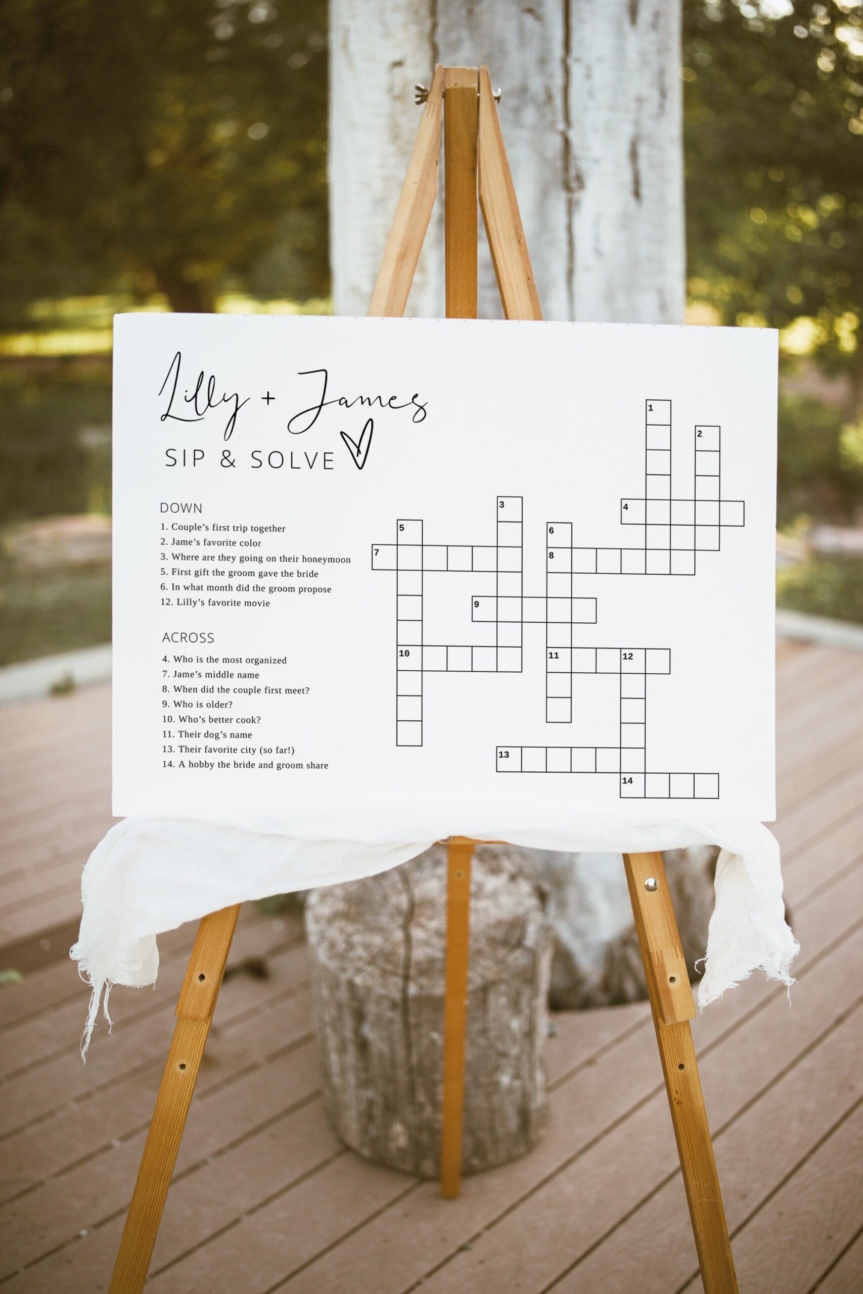 Custom Wedding Crossword Puzzle Template Personalized Bridal Shower Crossword Game Sip Solve Wedding Game Download Wedding Crossword Etsy Custom Wedding Crossword Puzzle Template Personalized Bridal Shower Crossword Game Sip Solve Wedding Game Download Wedding Crossword Etsy