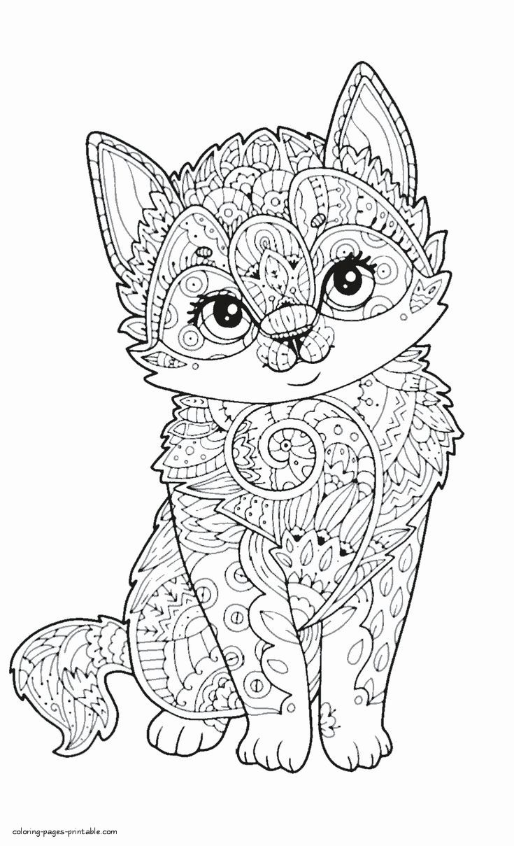coloring pages cute animals