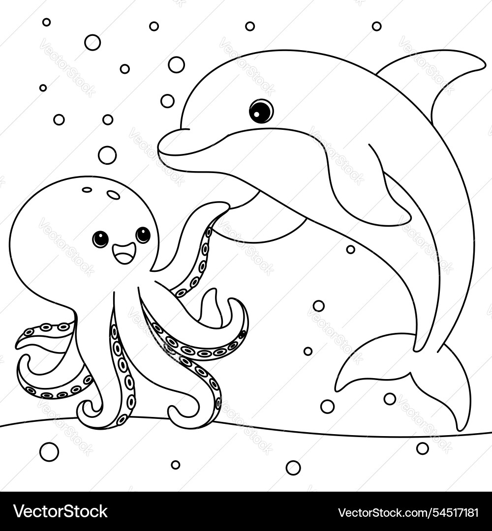octopus coloring page