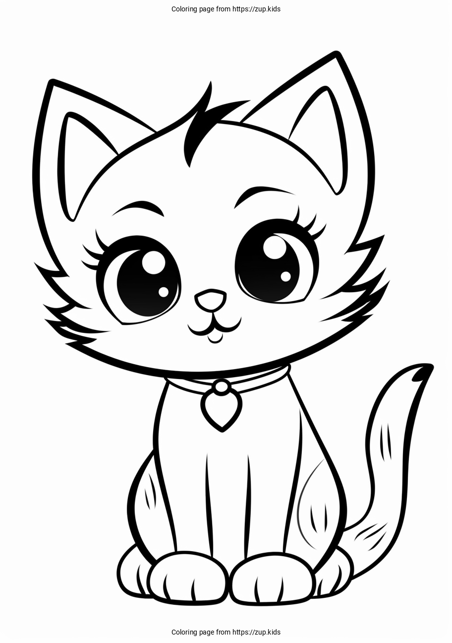 kitten coloring pages