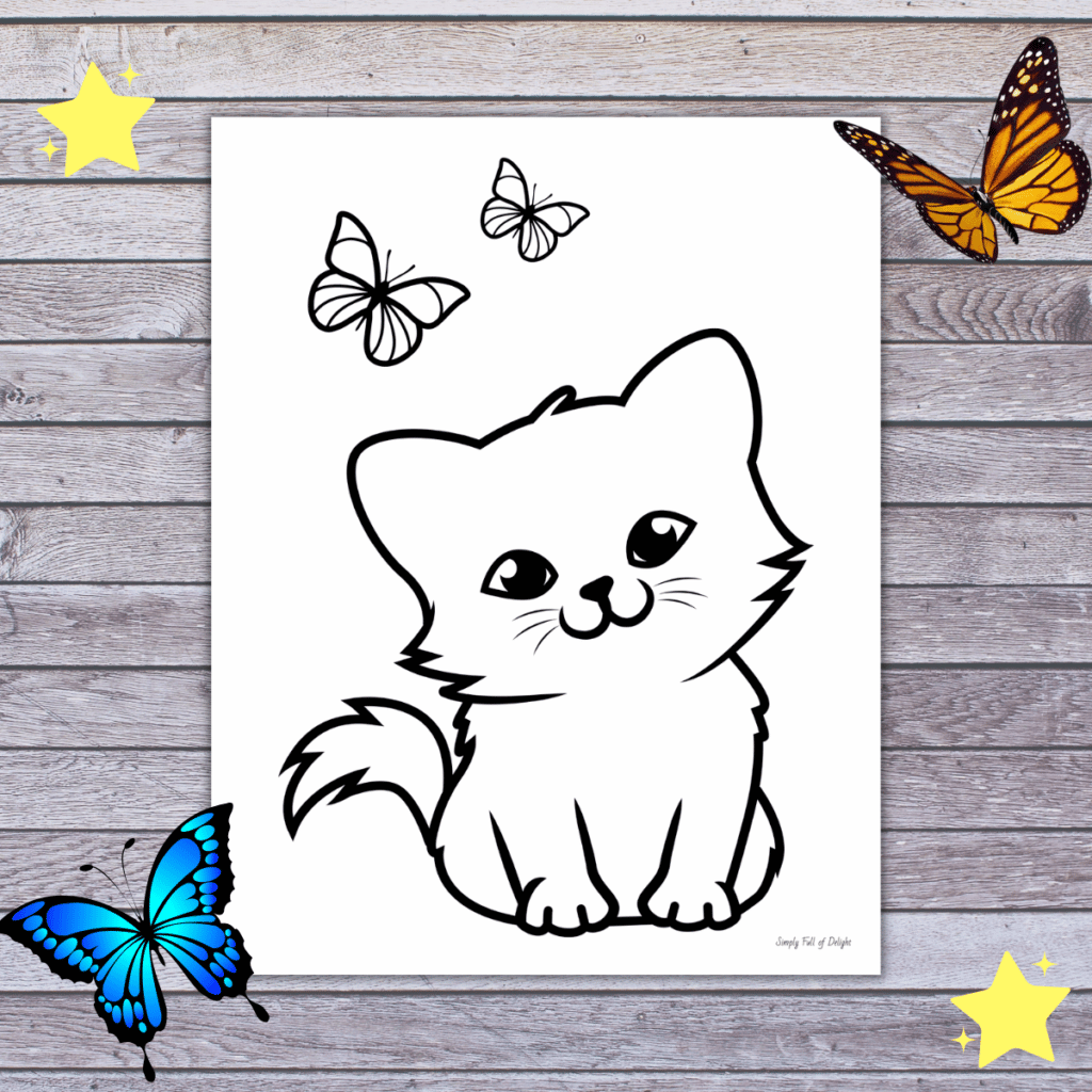 cat coloring pages free printable cat coloring pages free printable