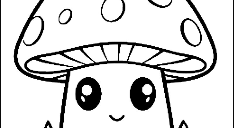 Cute Mushrooms Coloring Book Cute Simple Coloring Pages Made By Teachers