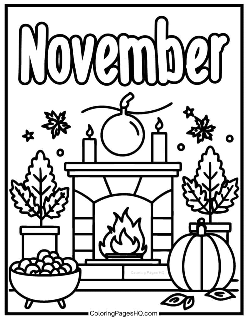 Cute November Coloring Pages Free PDF Printables Coloring Pages HQ Cute November Coloring Pages Free PDF Printables Coloring Pages HQ