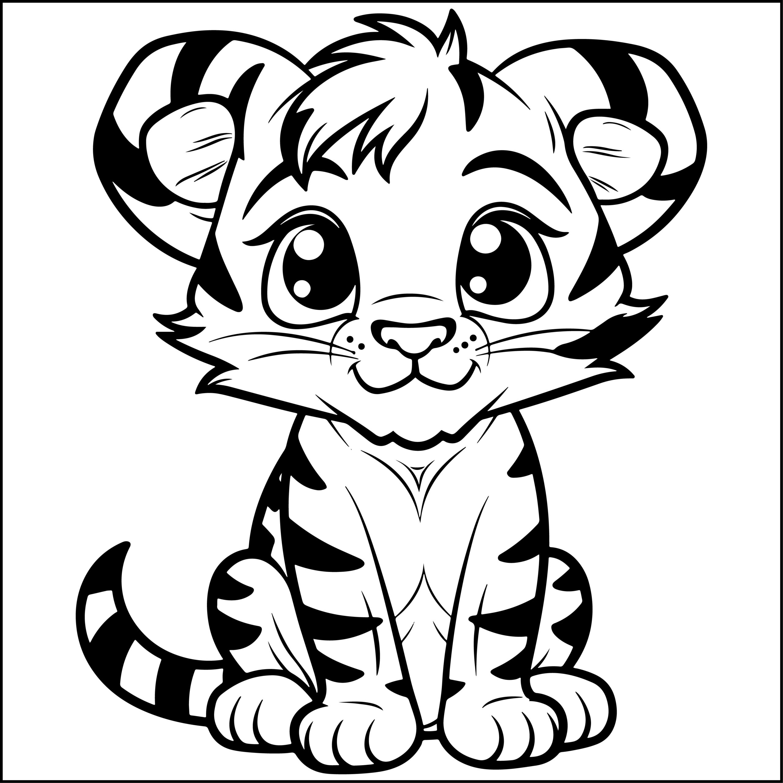 tiger coloring page tiger coloring page