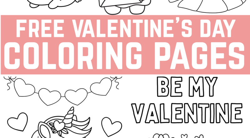 Cute Valentine s Day Coloring Pages Crafty Morning