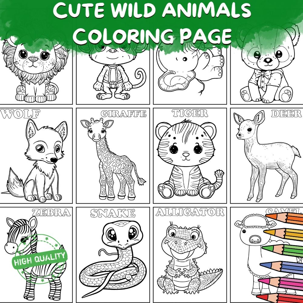 animals coloring pages