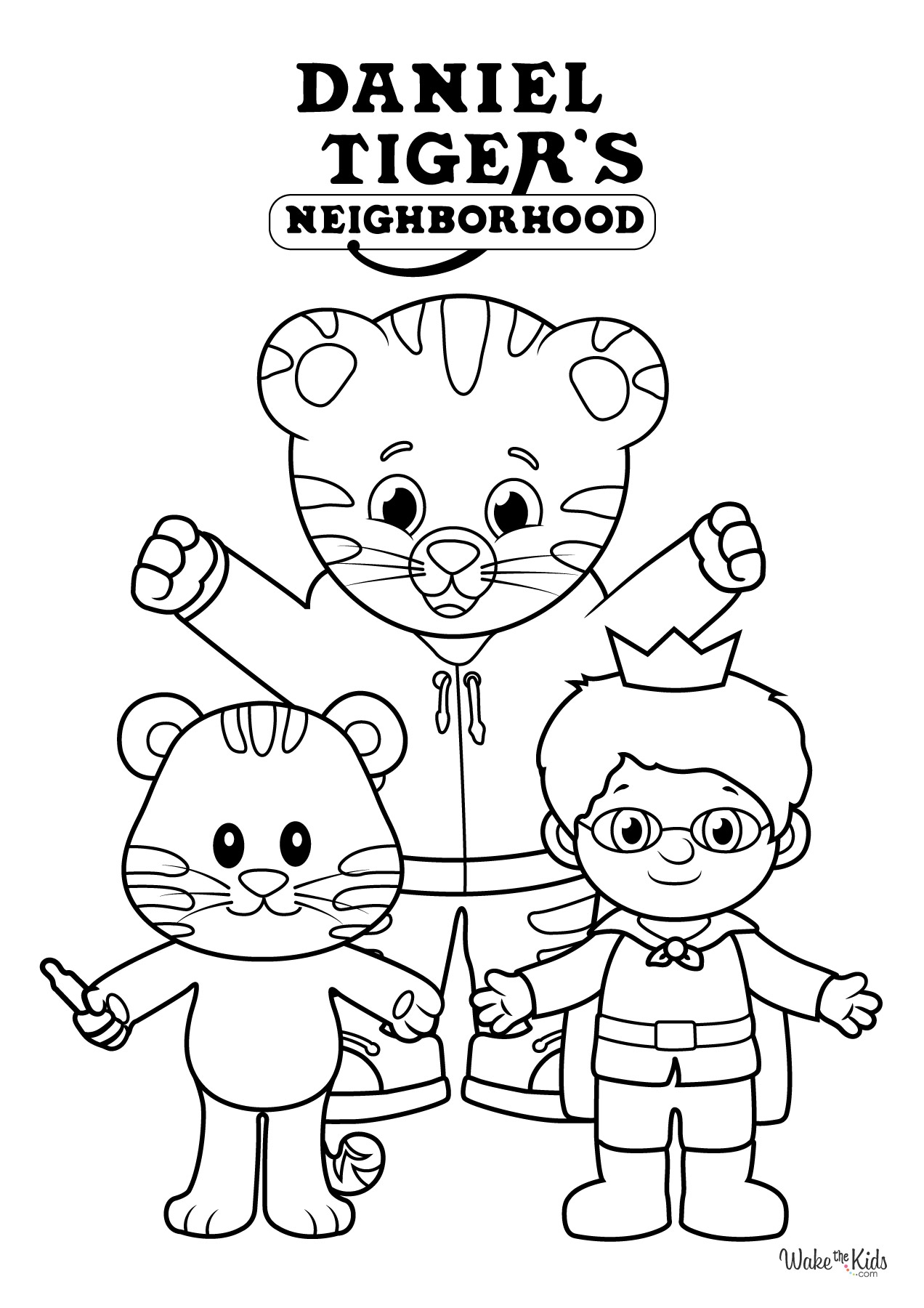 Daniel Tiger s Neighborhood Coloring Pages Free Printable PDFs WakeTheKids