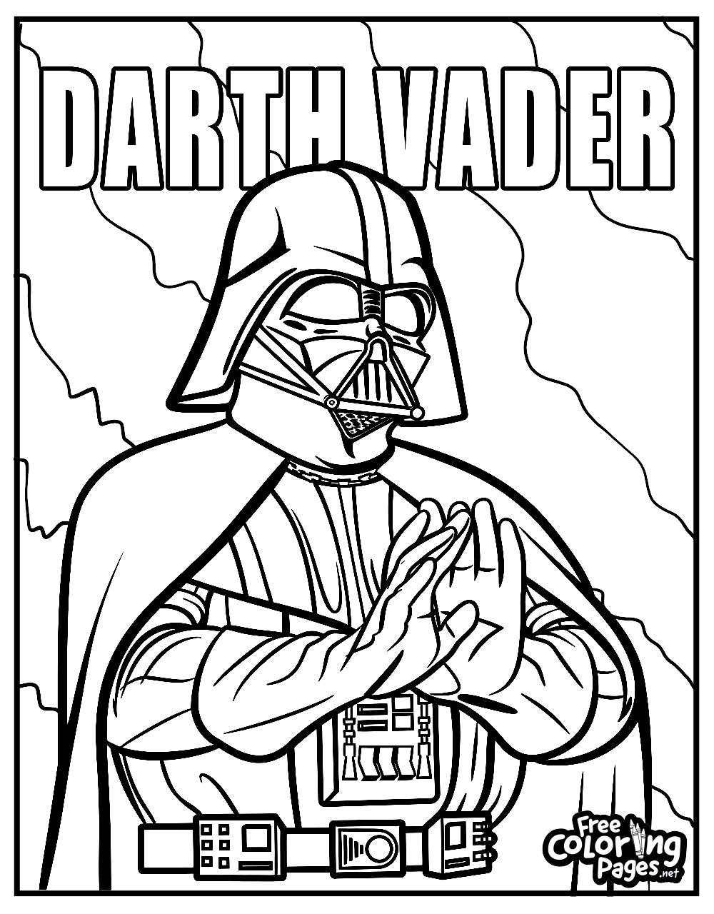 Darth Vader Coloring Pages Free Coloring Pages