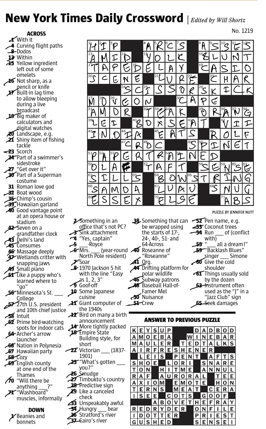 scorch crossword clue