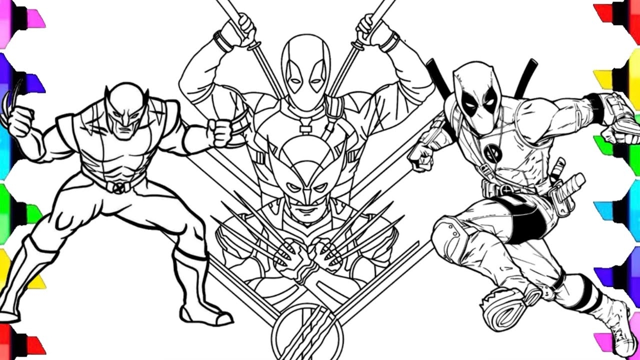 Deadpool Wolverine New Coloring Pages How To Color Deadpool Wolverine NCS Music YouTube Deadpool Wolverine New Coloring Pages How To Color Deadpool Wolverine NCS Music YouTube