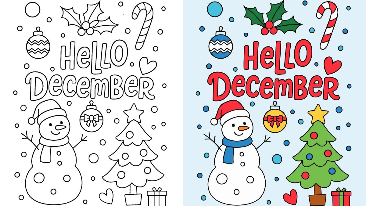December Coloring Pages 28 Free Printable PDFs December Coloring Pages 28 Free Printable PDFs