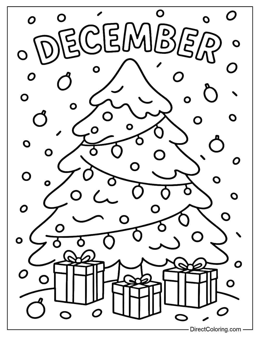 December Coloring Pages Free PDF To Download And Print December Coloring Pages Free PDF To Download And Print