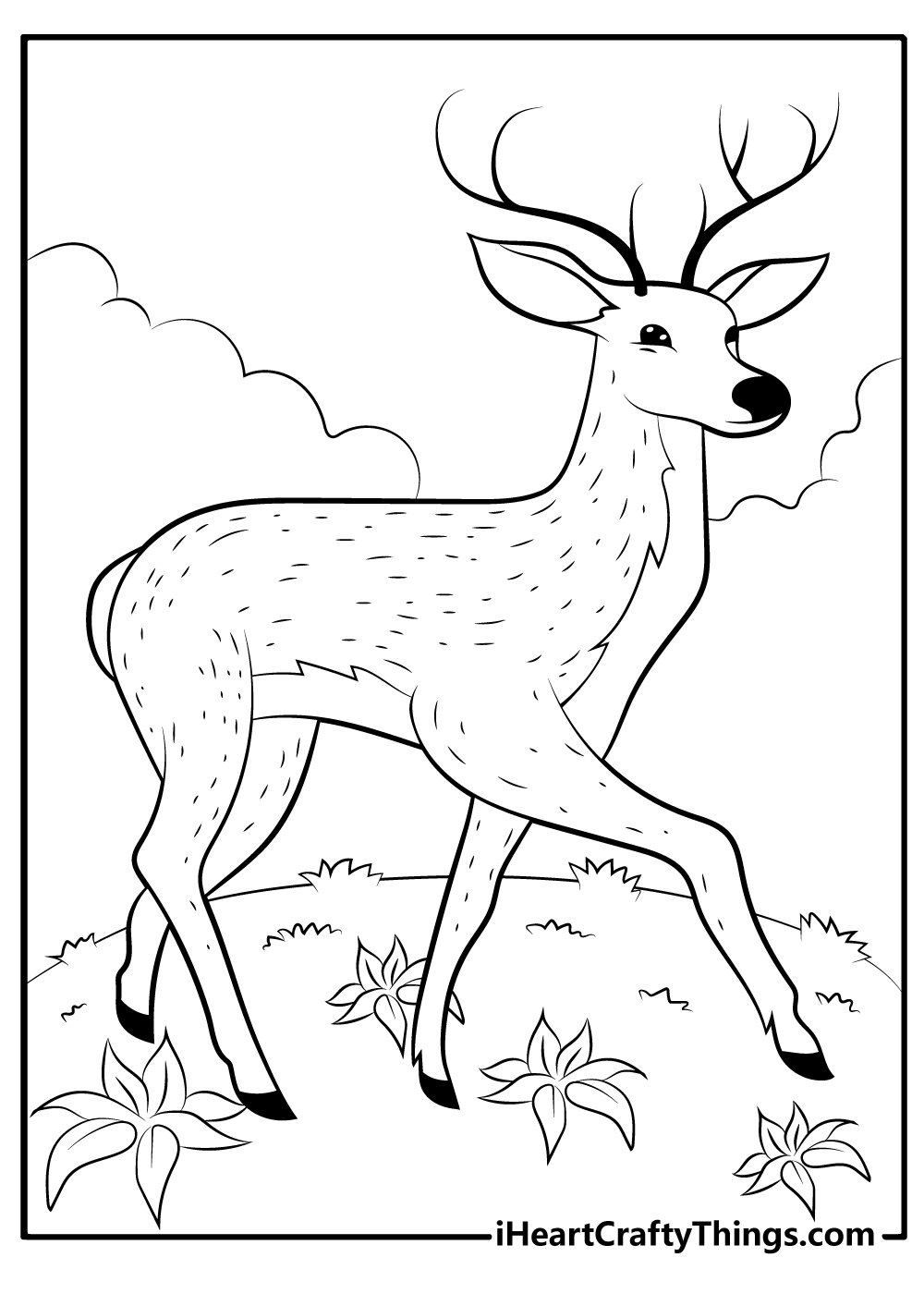 deer coloring pages deer coloring pages