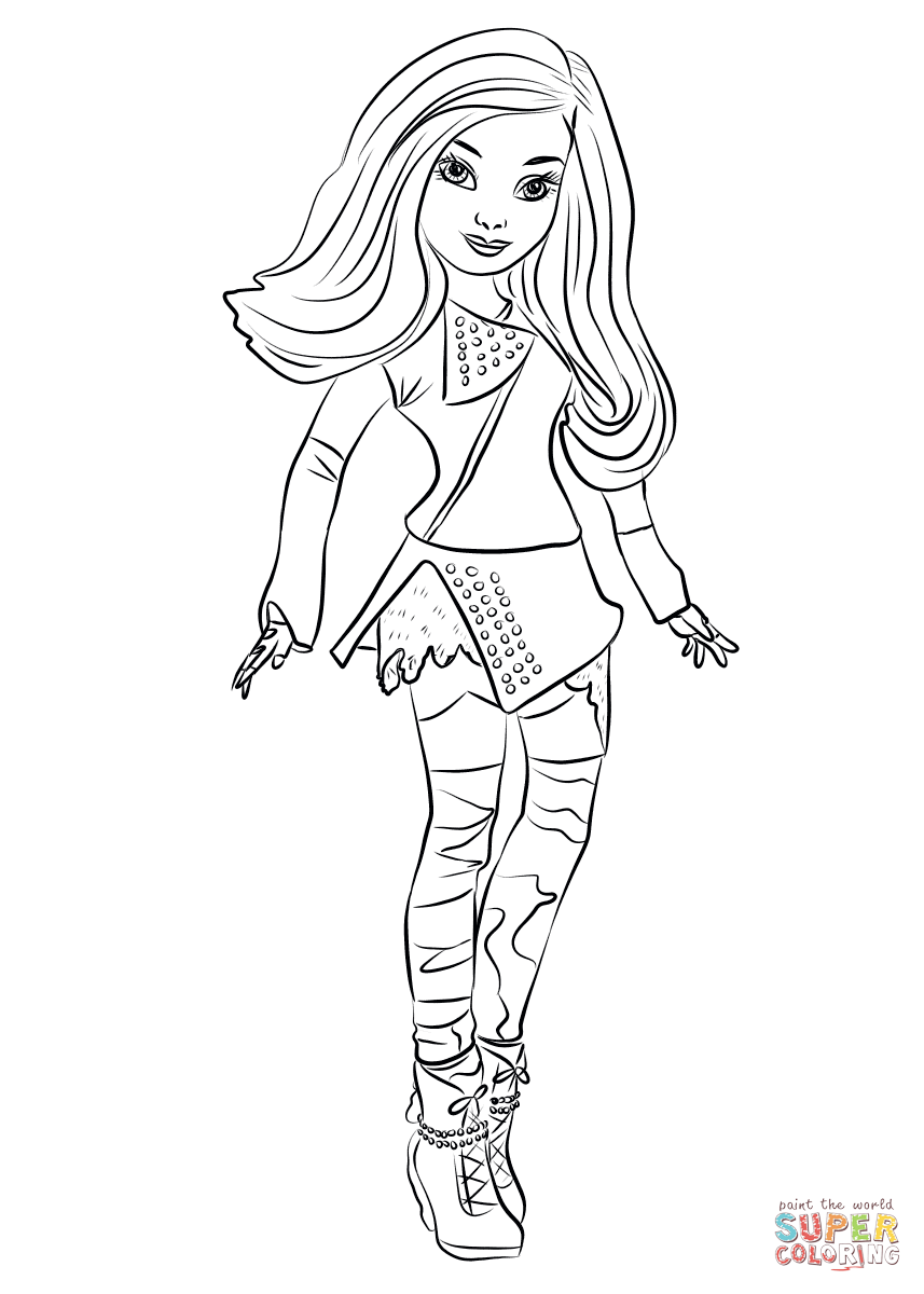 Descendants 25 Free Printable Coloring Pages Descendants 25 Free Printable Coloring Pages