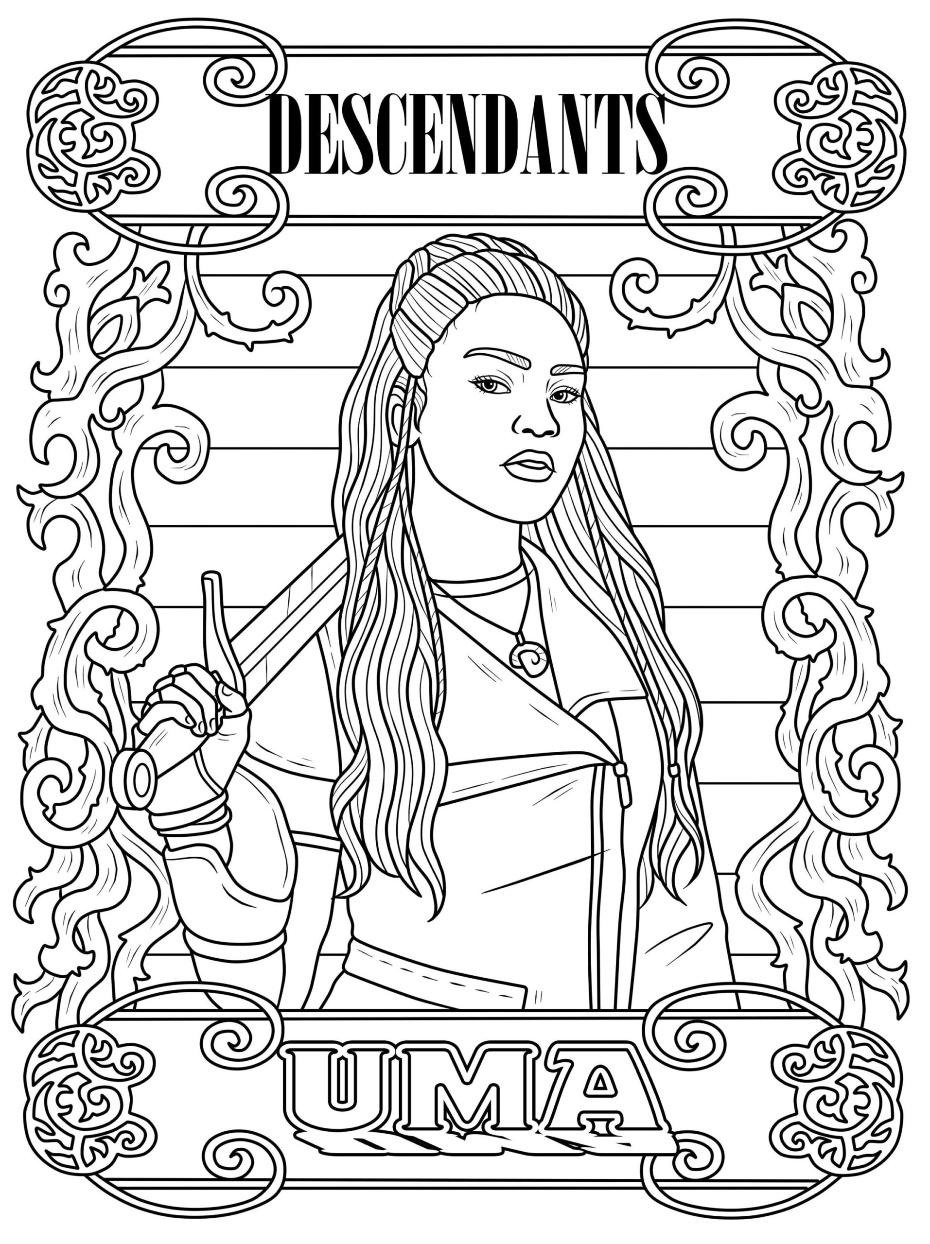 Descendants Artistic Coloring Book For Kids Adults 40 High quality Pages digital Download Etsy Descendants Artistic Coloring Book For Kids Adults 40 High quality Pages digital Download Etsy