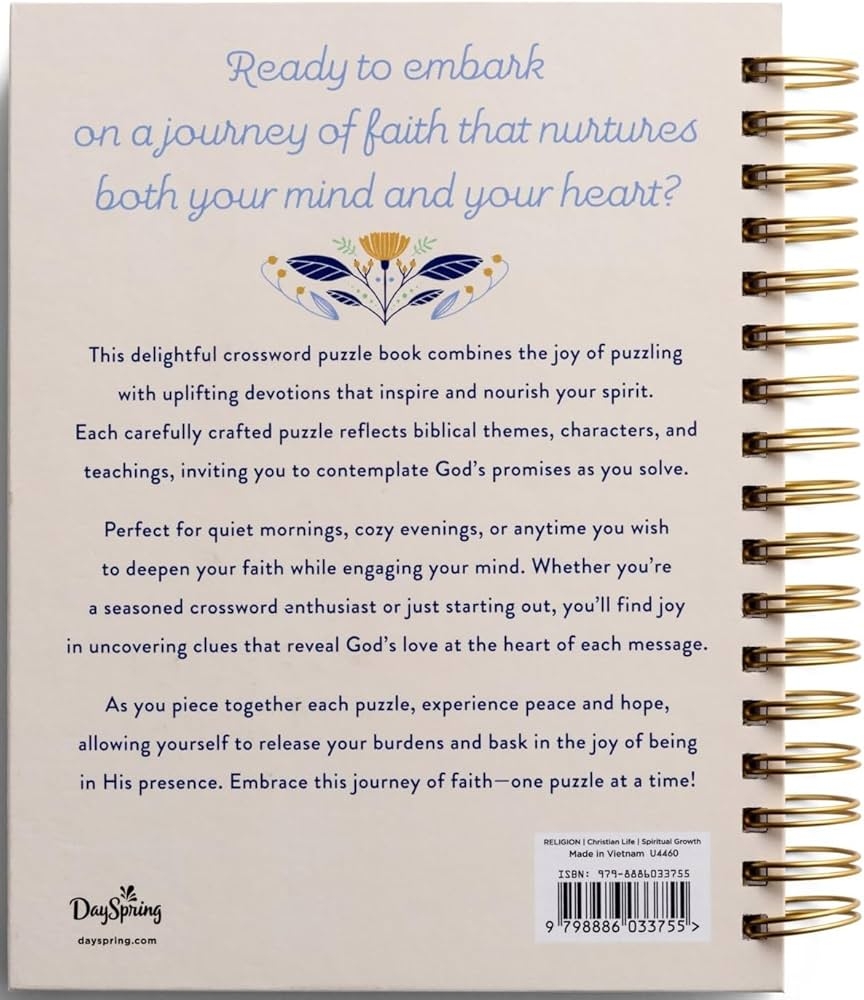 Devotional Crossword Puzzle Book Daily Moments With God Large Print DaySpring 9798886033755 Amazon Books Devotional Crossword Puzzle Book Daily Moments With God Large Print DaySpring 9798886033755 Amazon Books