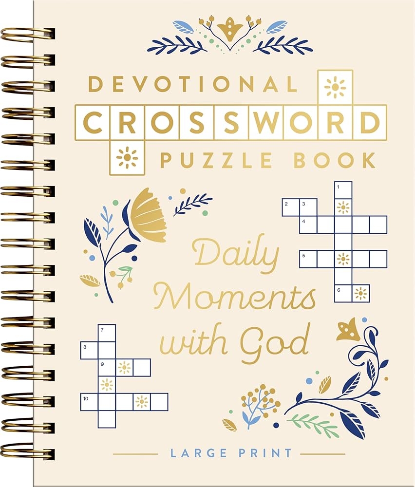 Devotional Crossword Puzzle Book Daily Moments With God Large Print DaySpring 9798886033755 Amazon Books Devotional Crossword Puzzle Book Daily Moments With God Large Print DaySpring 9798886033755 Amazon Books