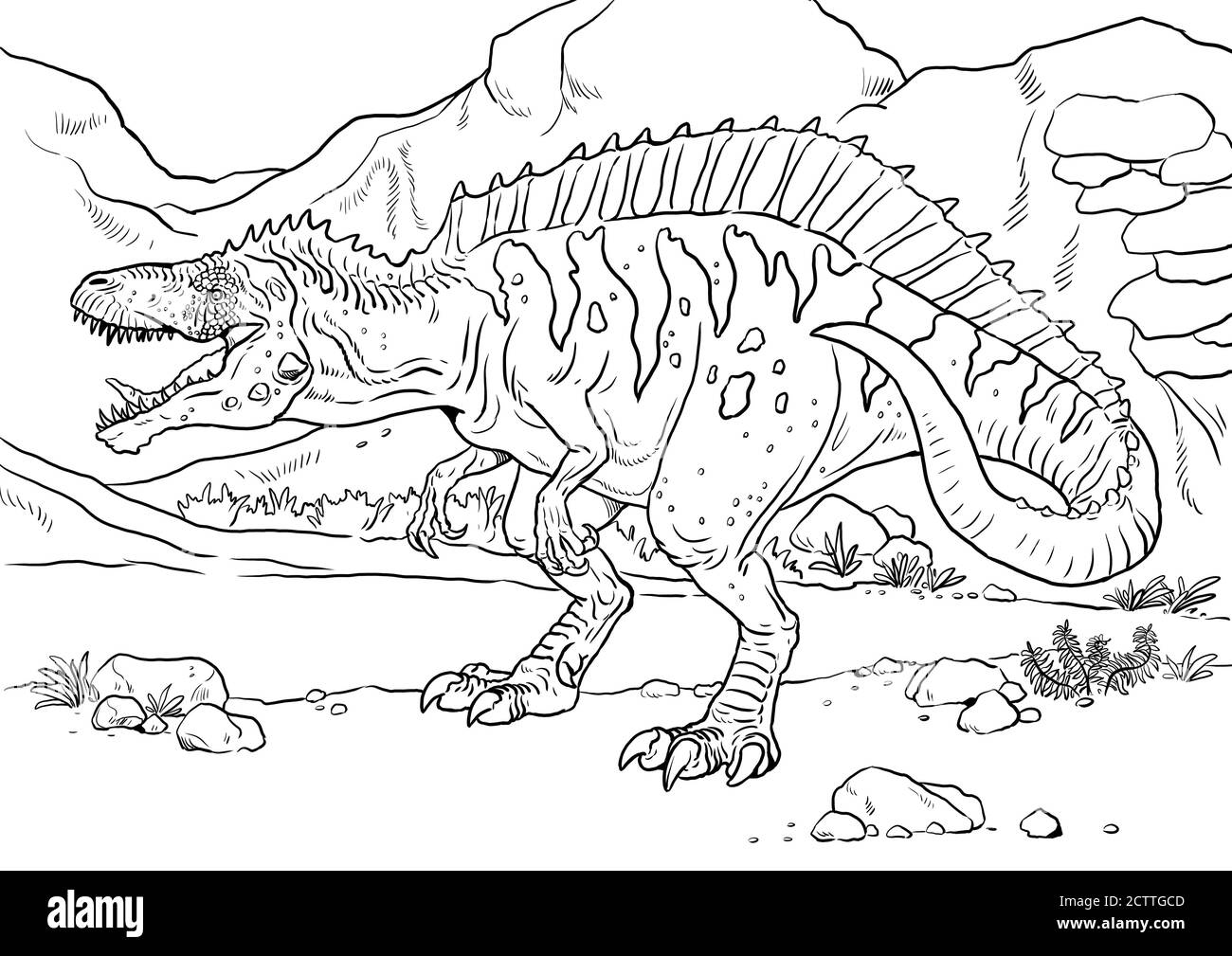 Dinosaur Coloring Page Black And White Stock Photos Images Alamy Dinosaur Coloring Page Black And White Stock Photos Images Alamy