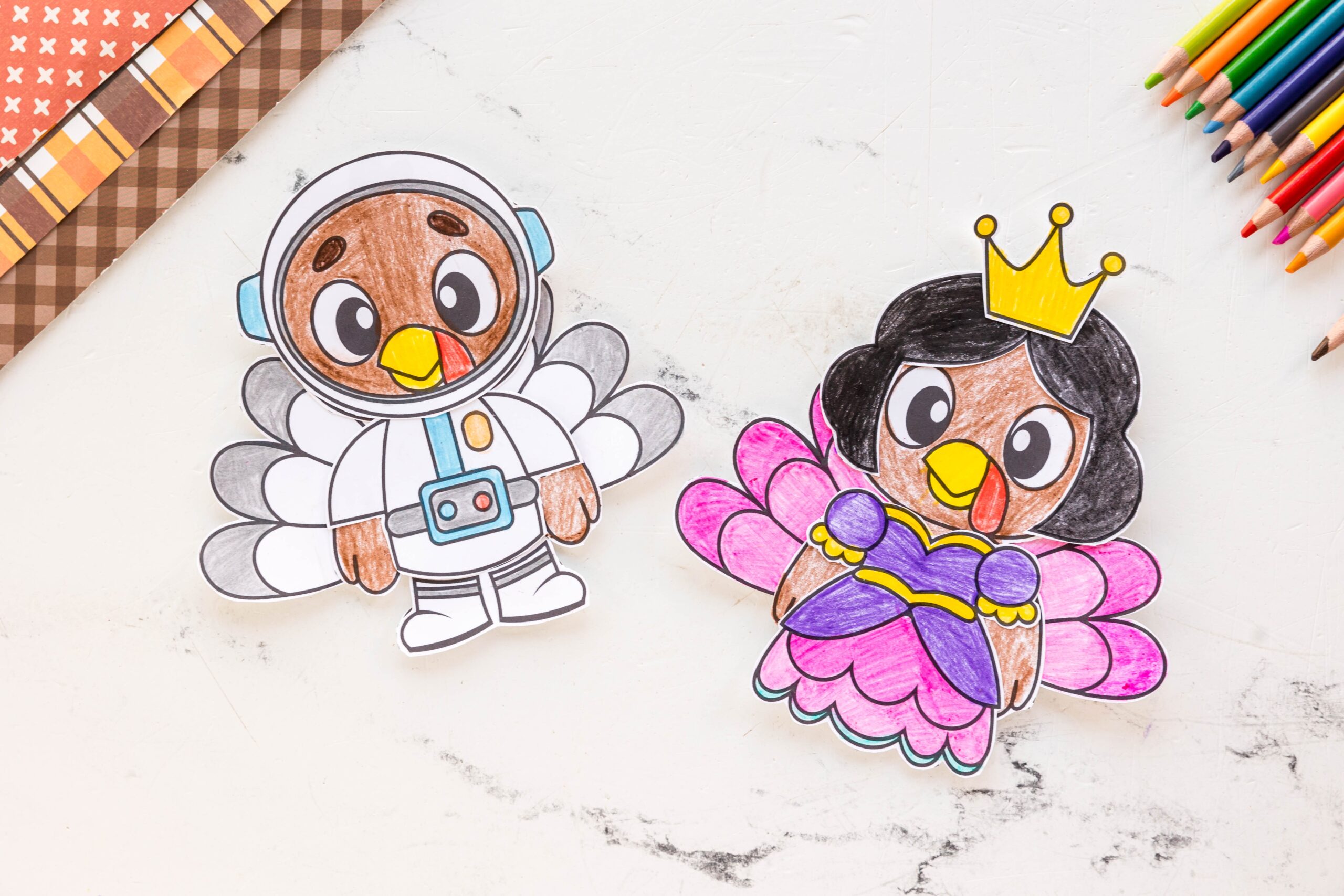 Disguise A Turkey Printable Craft Made To Be A Momma