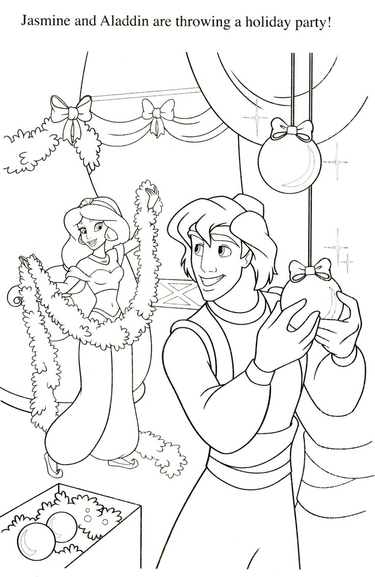 princess jasmine and aladdin coloring pages princess jasmine and aladdin coloring pages
