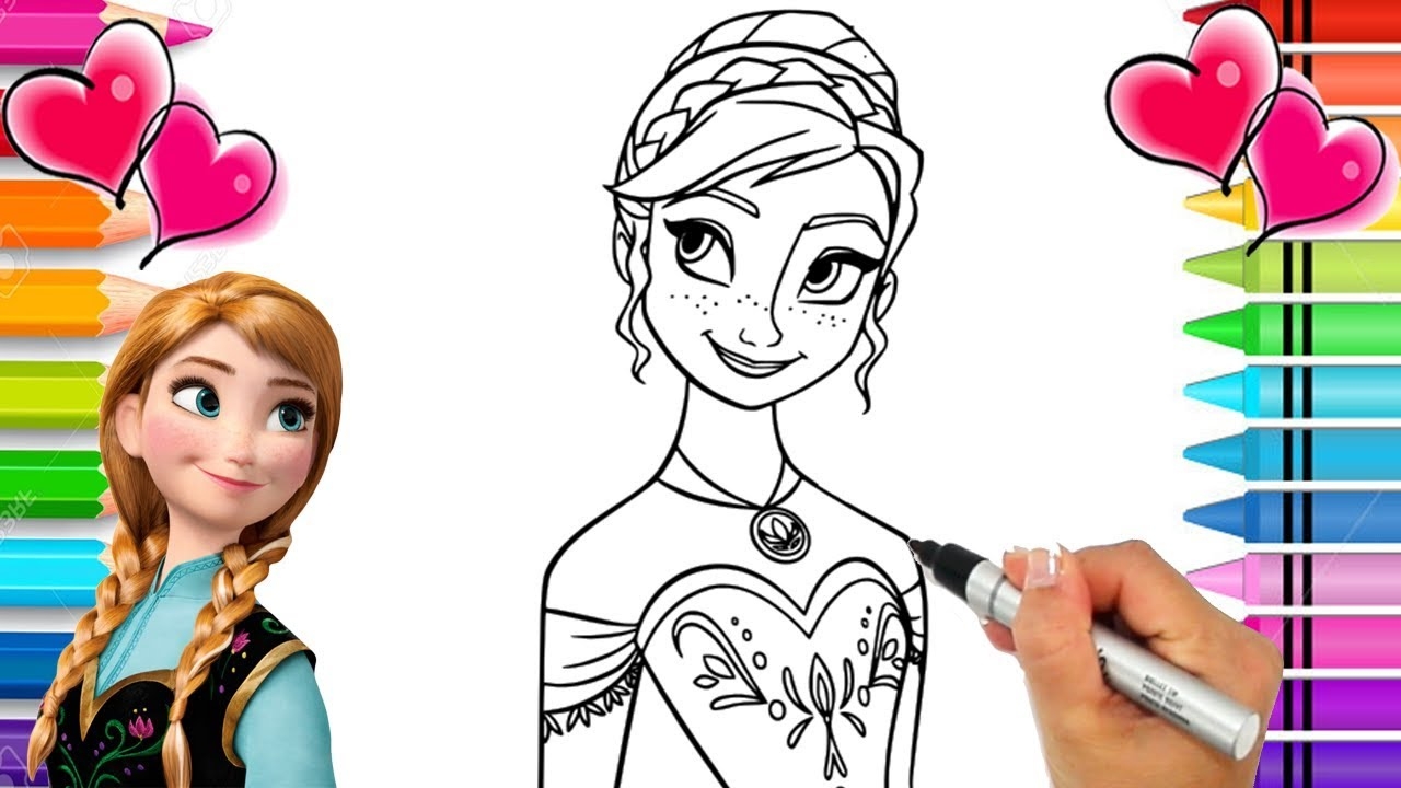 elsa and anna coloring pages elsa and anna coloring pages