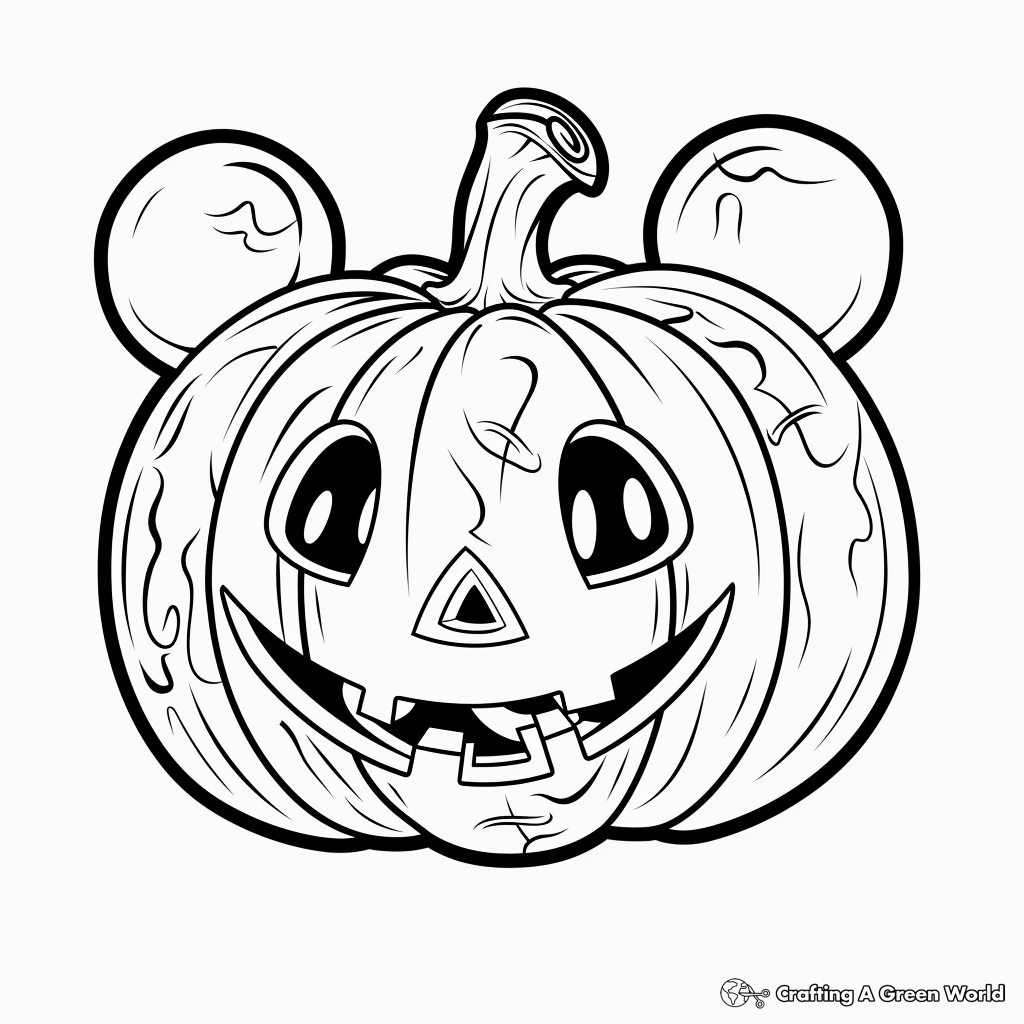 disney halloween coloring pages