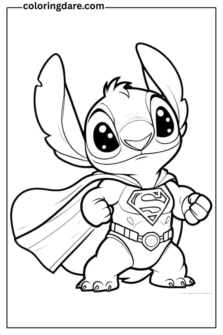Disney Stitch Coloring Sheets Free Printable Kids Activities