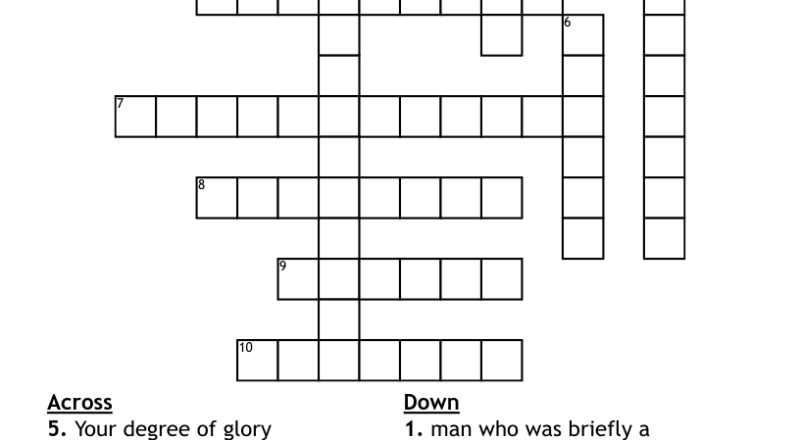 Doctrine And Covenants Crossword WordMint