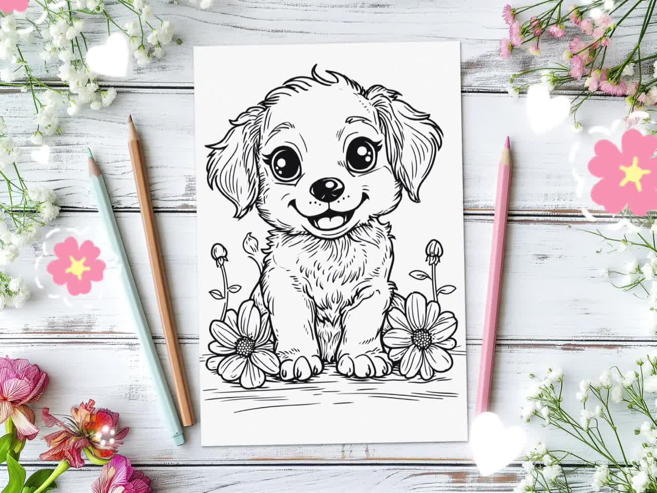 printable dog coloring sheets printable dog coloring sheets