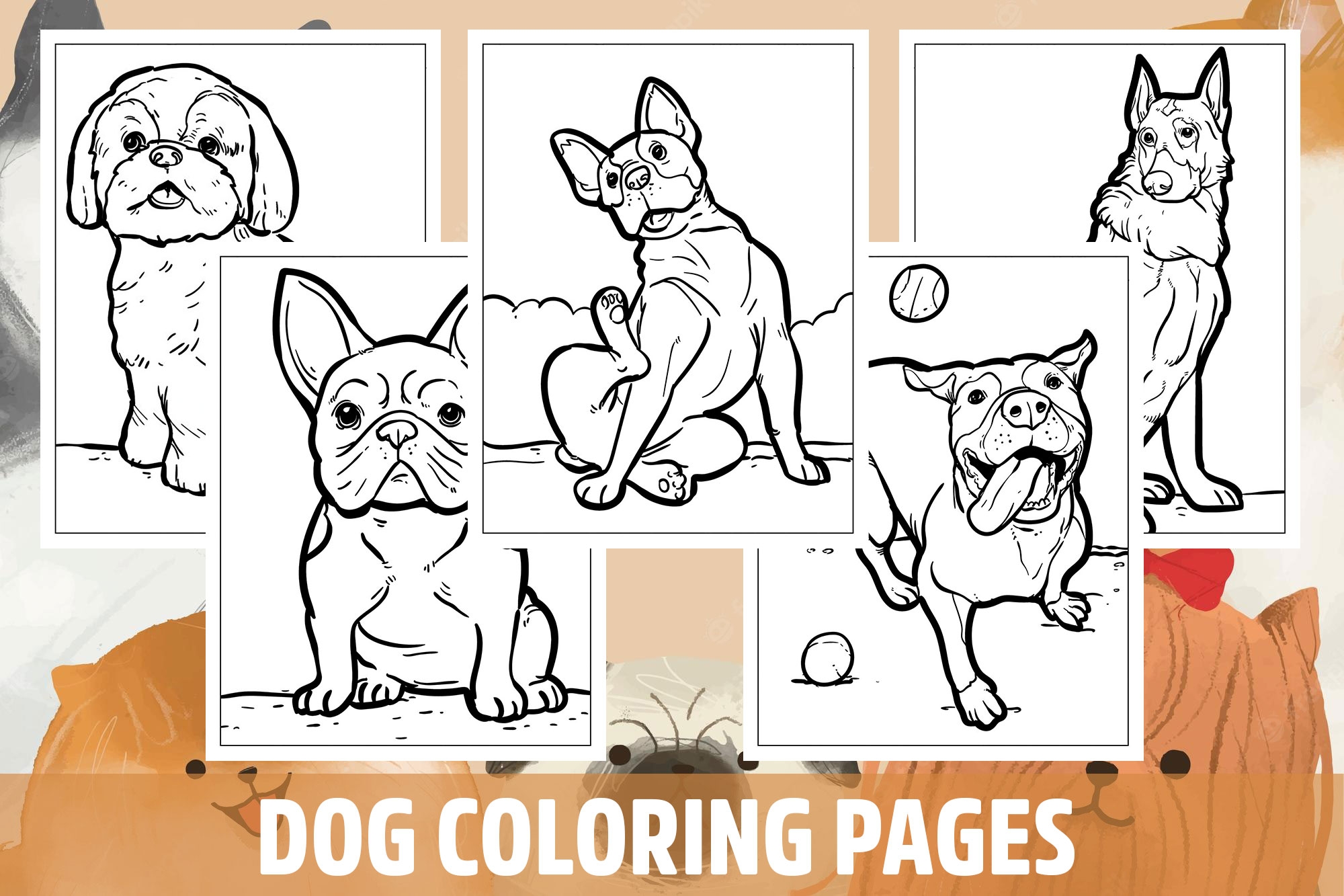 dog coloring pages dog coloring pages