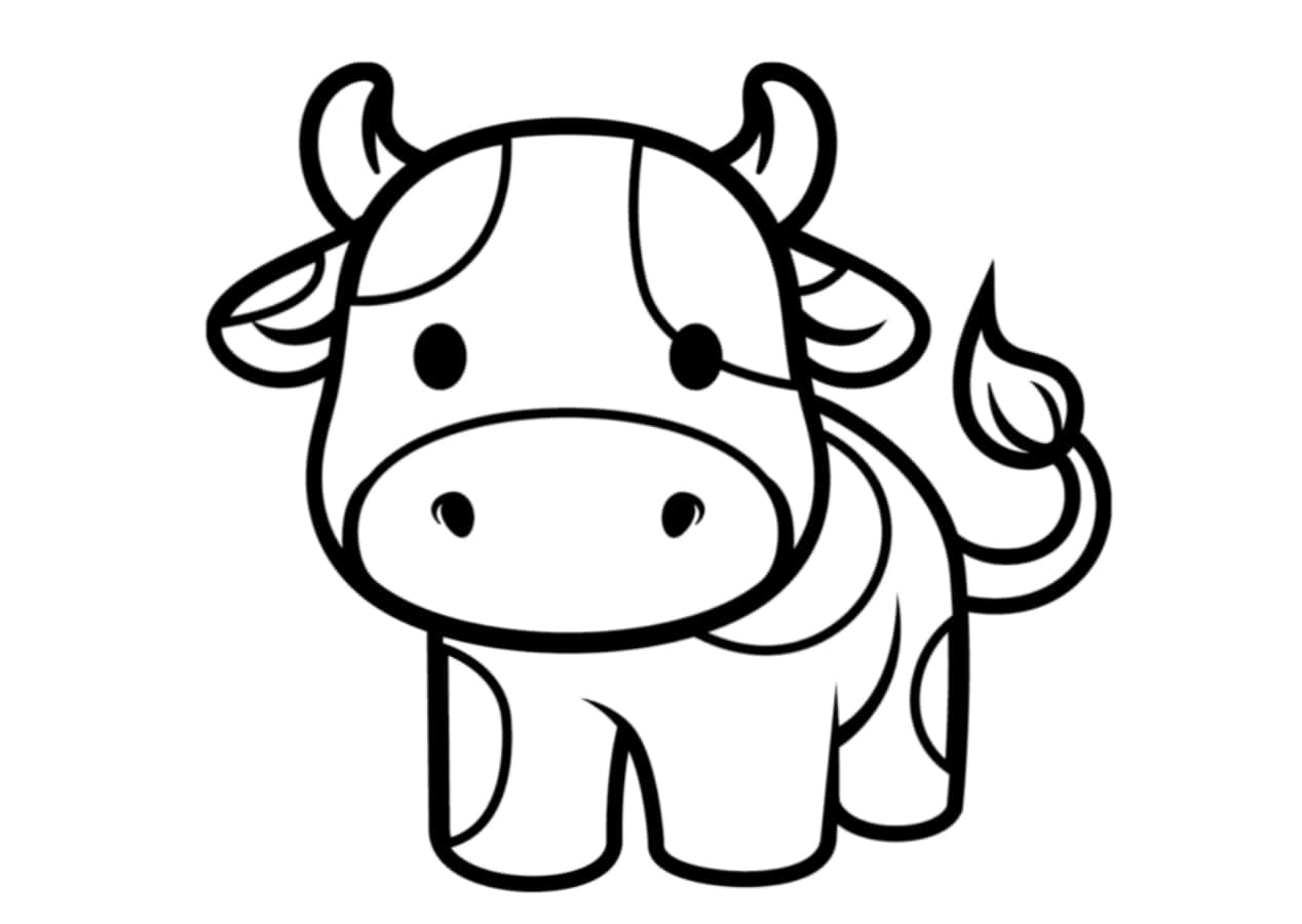 Download Cow Coloring Pictures Wallpapers