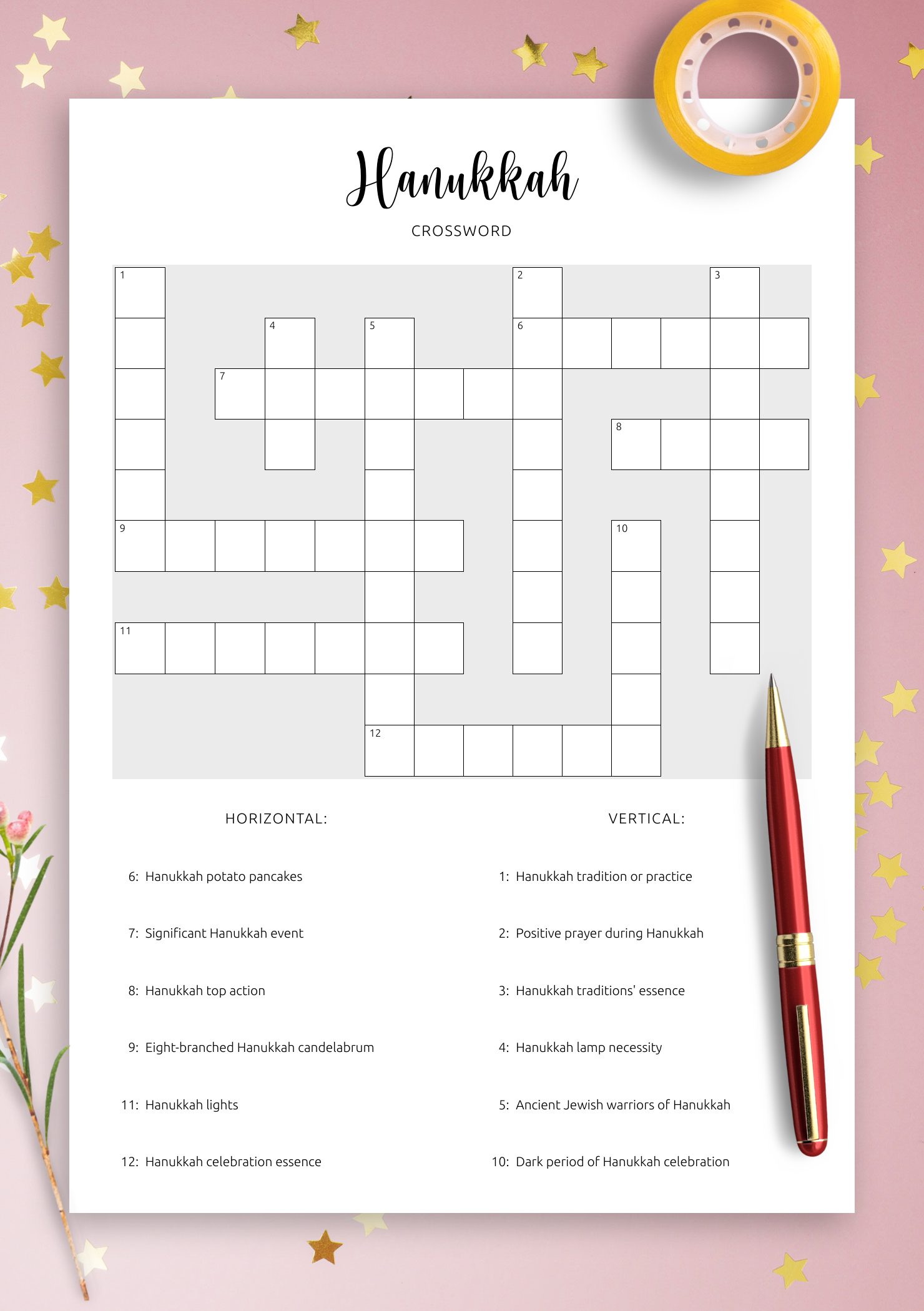 jewish month crossword clue