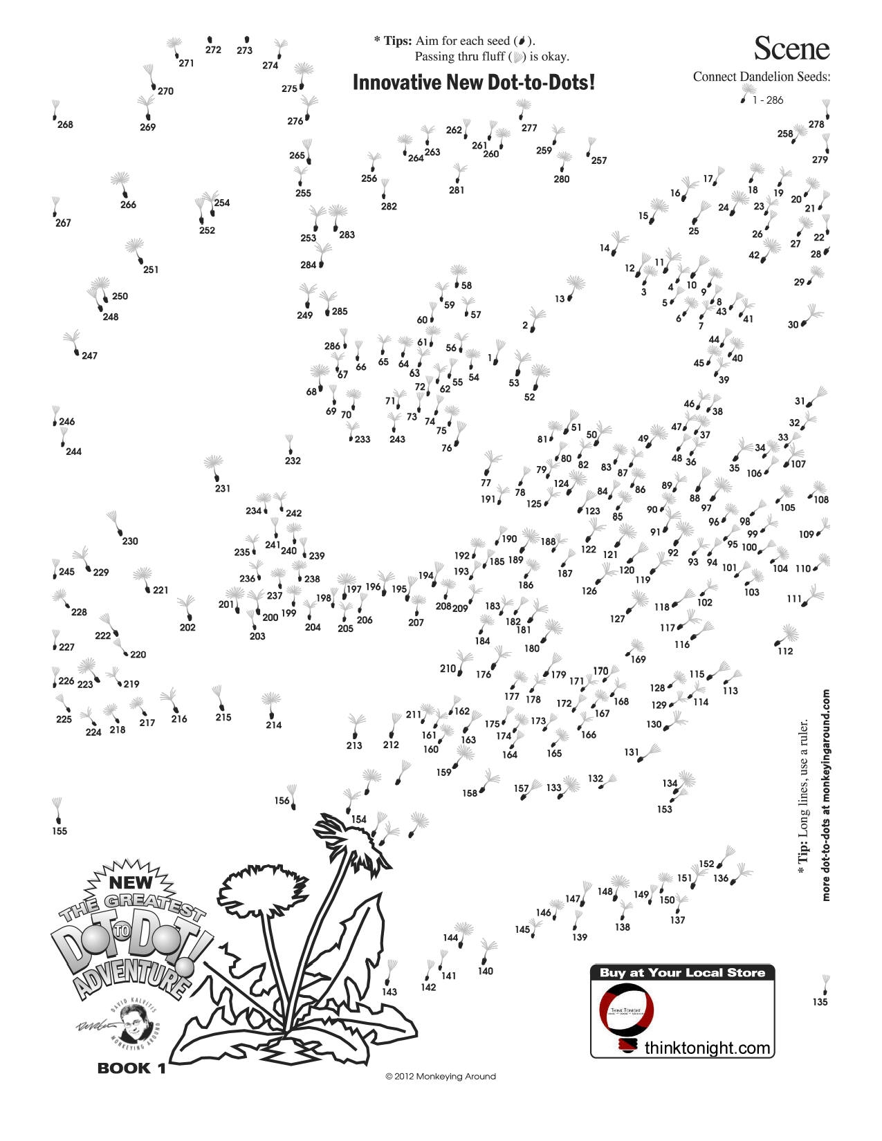 dot-to-dot worksheet