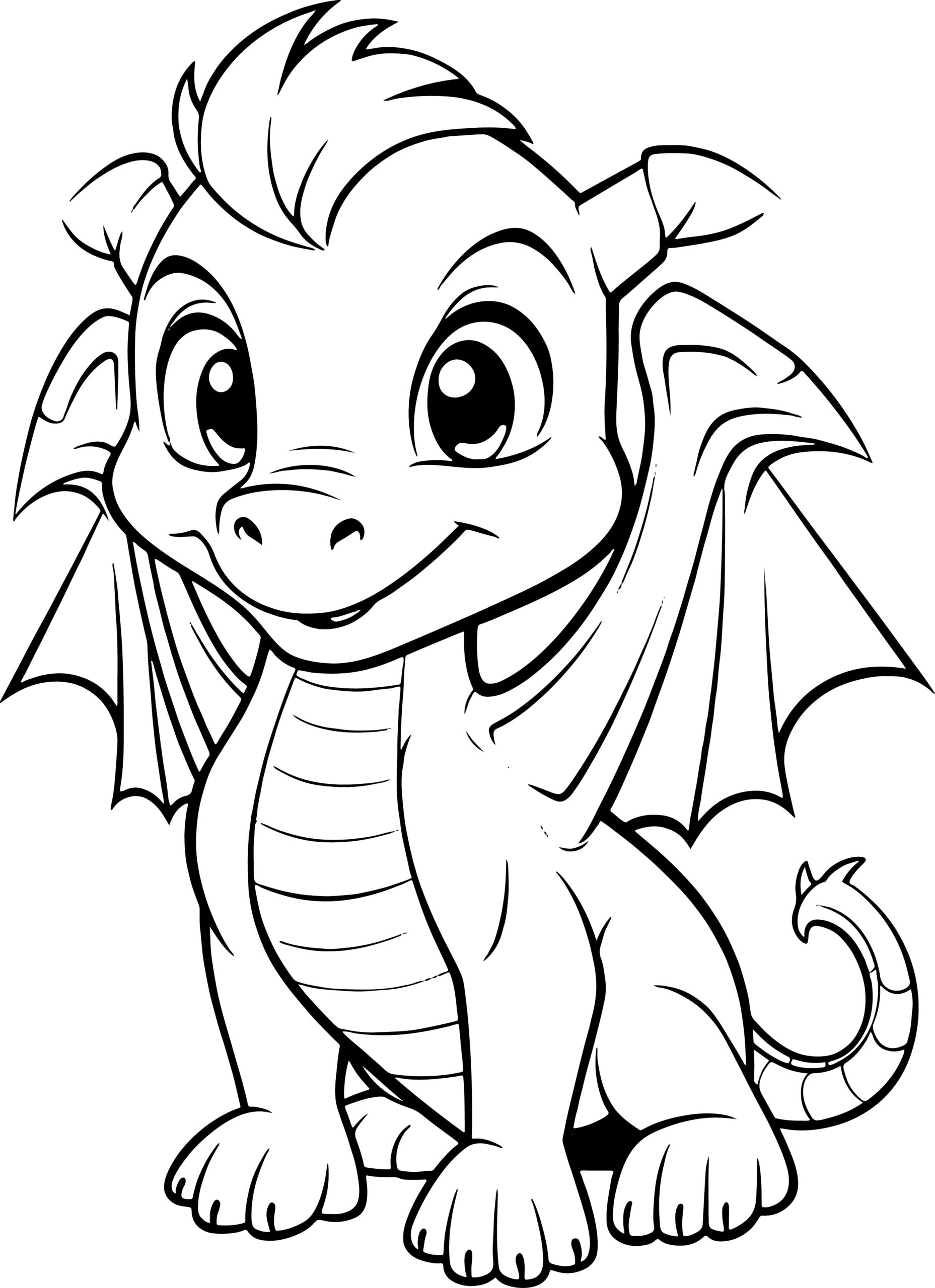 coloring page dragon coloring page dragon