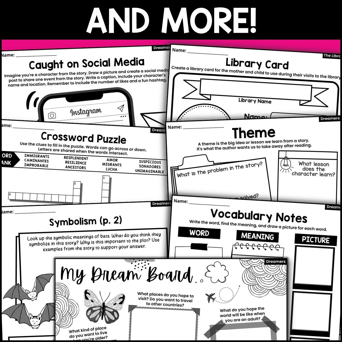 Dreamers By Yuyi Morales Read aloud Activities And Book Companion Etsy Dreamers By Yuyi Morales Read aloud Activities And Book Companion Etsy