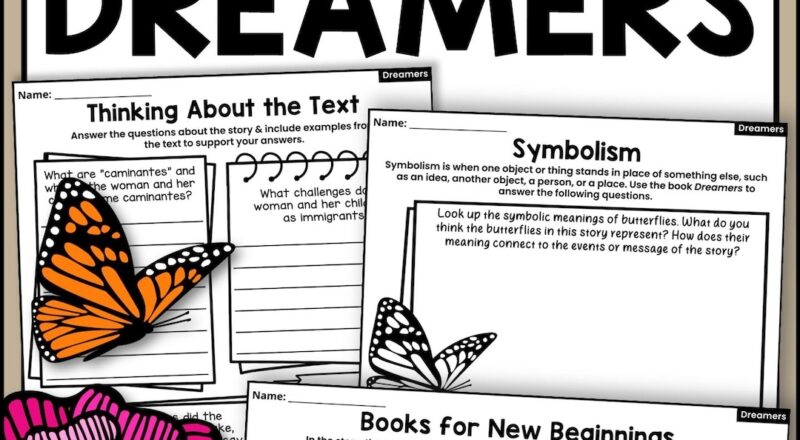 Dreamers By Yuyi Morales Read aloud Activities And Book Companion Etsy