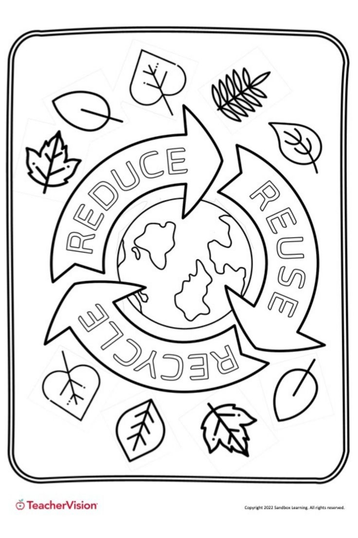 Earth Day Coloring Pages PDF For Students TeacherVisio