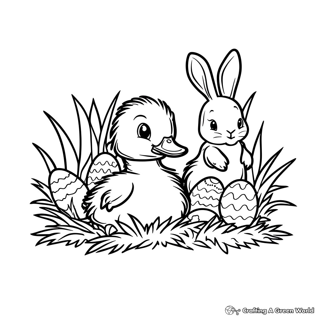 Easter Bunny Coloring Pages Free Printable Easter Bunny Coloring Pages Free Printable
