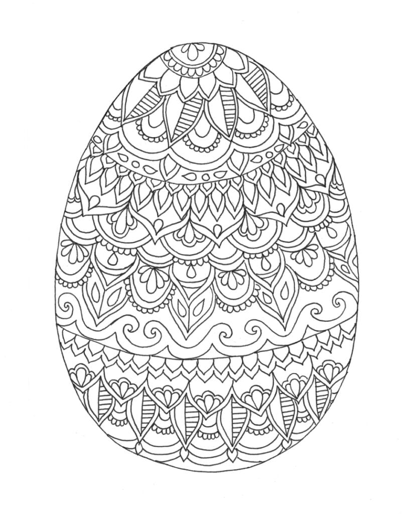 Easter Coloring Page Free Easter Coloring Page