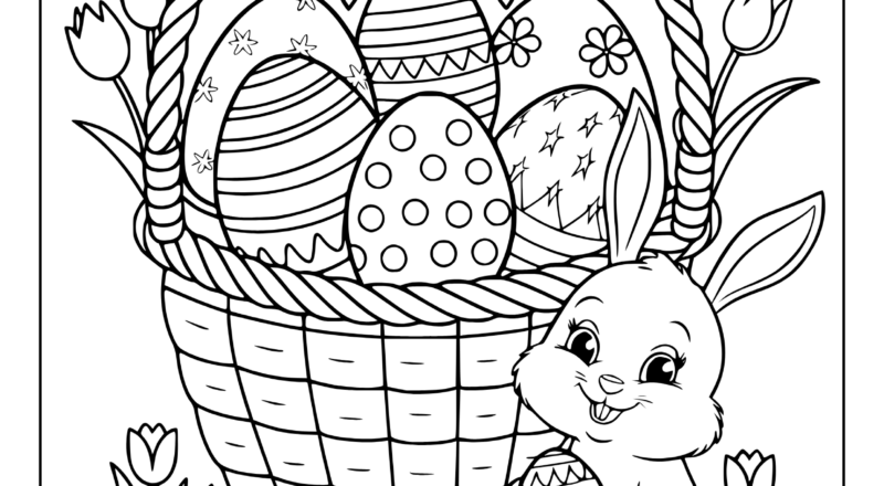 Easter Coloring Pages Free Printable Holiday PDFs