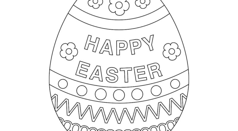 Easter Egg Coloring Page Easter Egg Colouring In Page easter Egg Svg Printable Silhouette Cut Files Cricut Cut Files Svg Files Etsy Israel